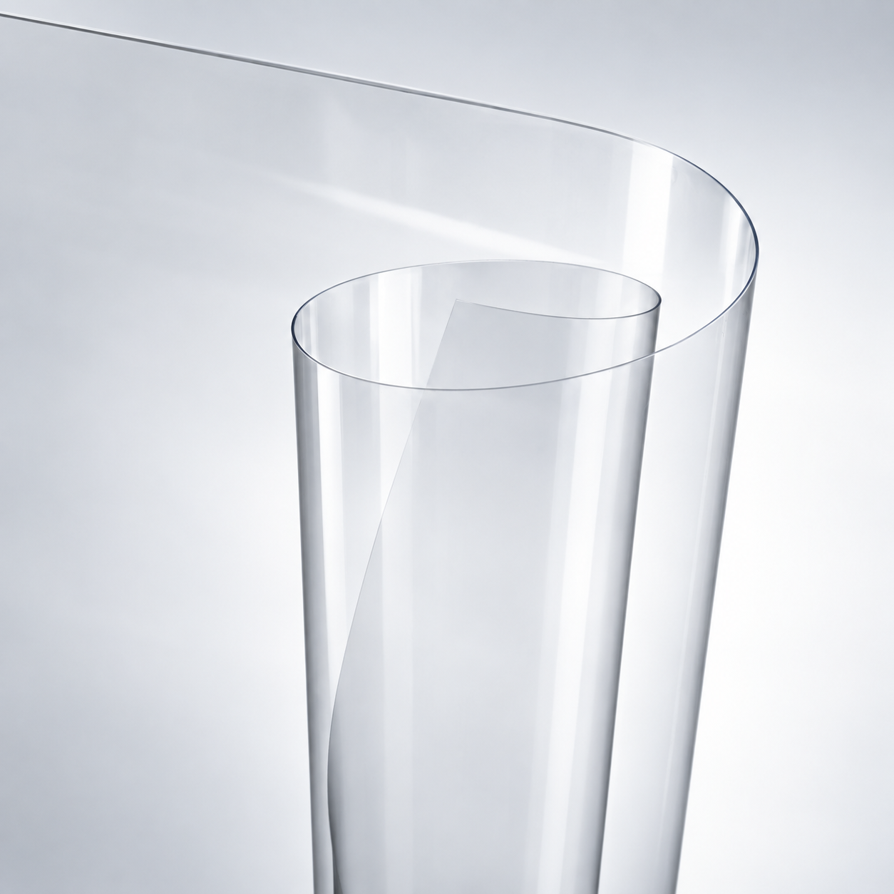 Chapa transparente de polipropileno da linha ClearPPack